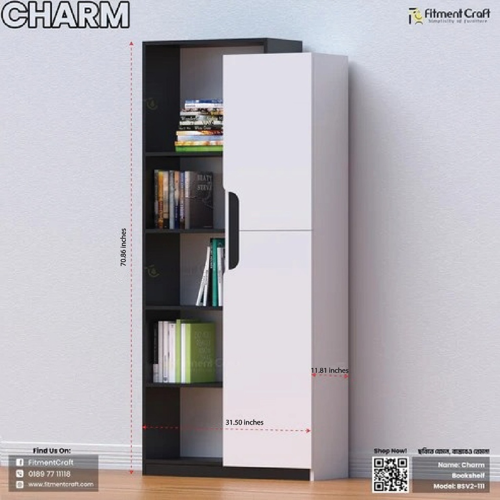 Charm - Bookshelf | BSV2-111