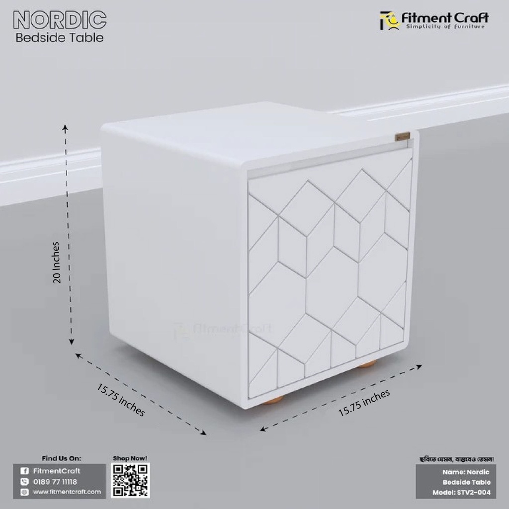 Nordic - Bedside Table | STV2-004 