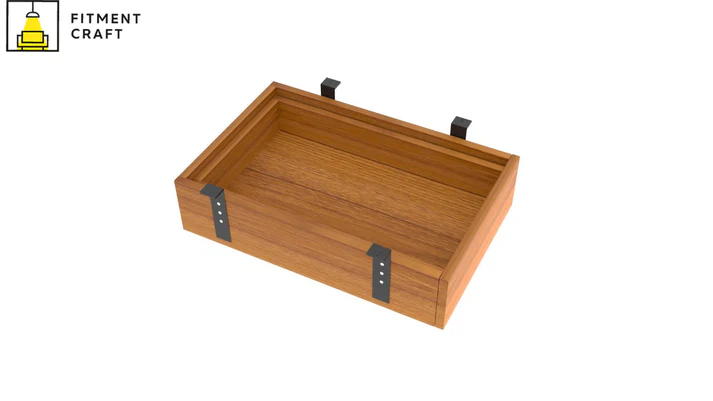 Portable Drawer for Modern Desk, Hanging Drawer under Table