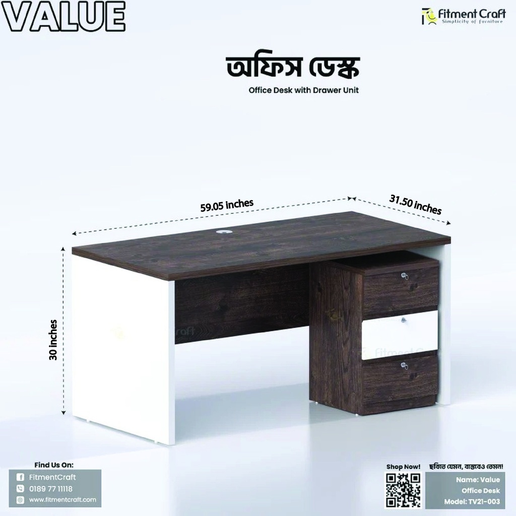 Value - Office Desk | TV21-003