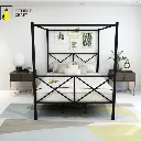 New Metal FC Canopy Bed | MBV3-001