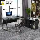Modern Executive Office Desk with File Cabinet | TV5-003
