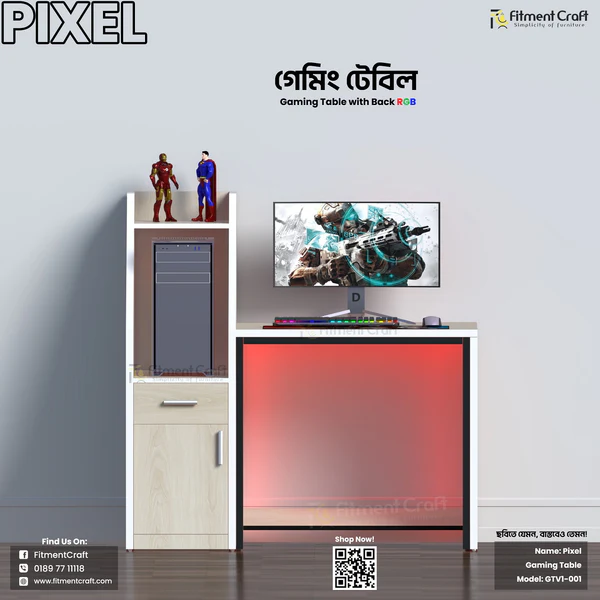 Pixel - Gaming Table | GTV1-001