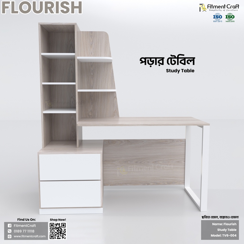 Flourish - Study Table | TV6-004