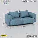 Fuzzy 2 Seater Sofa - HSV2-002