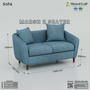 Marsh 2 Seater -Sofa । HSV2-006 