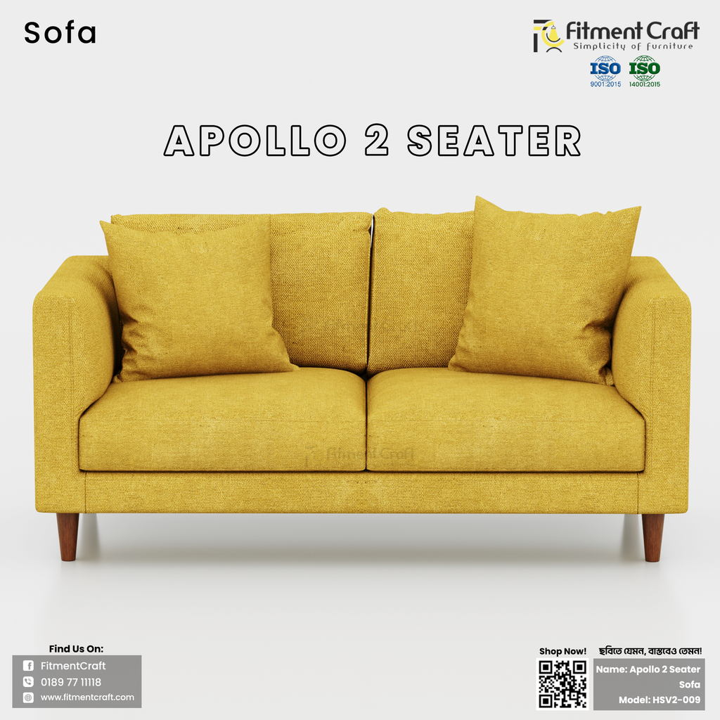 Apollo 2 Seater -Sofa । HSV2-009
