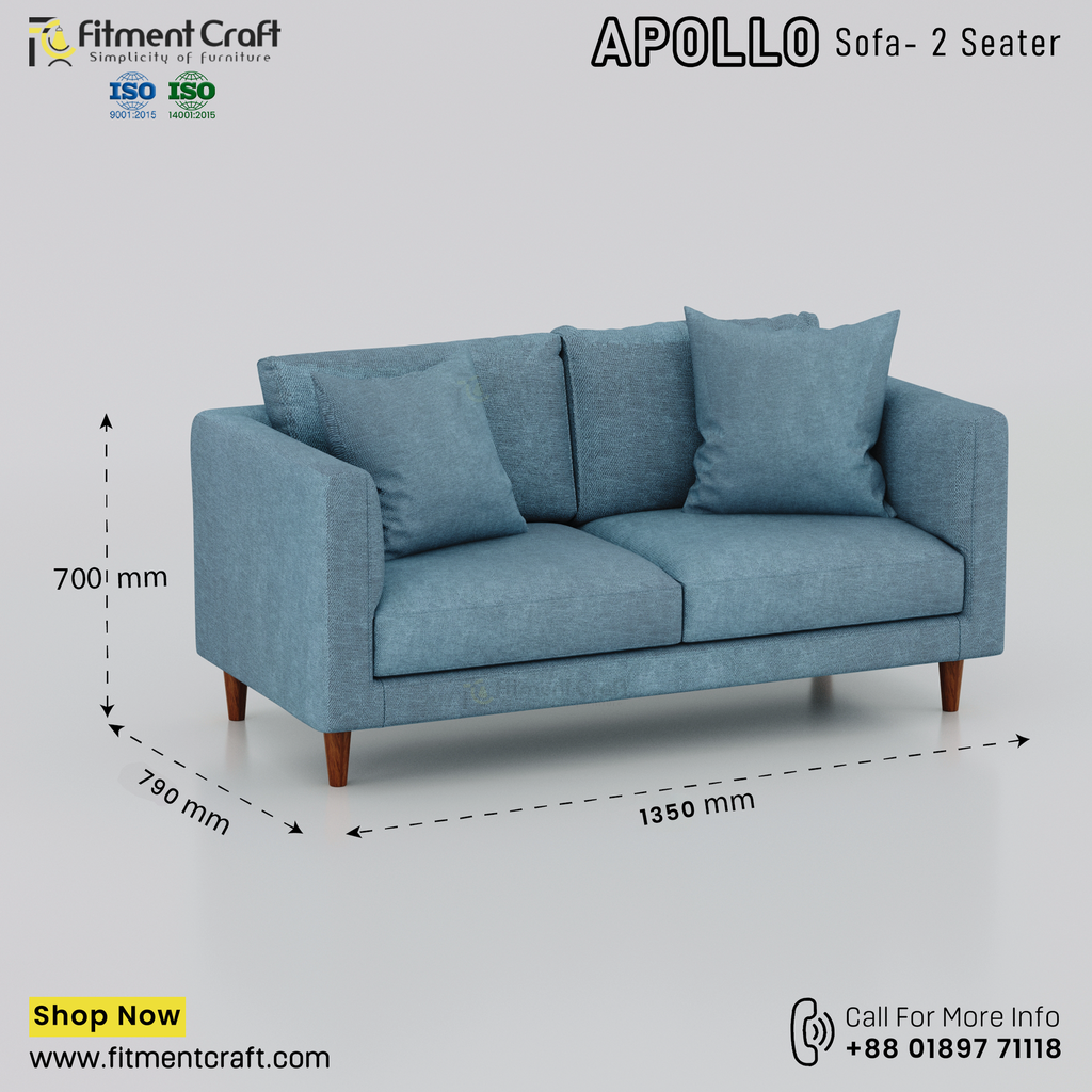 Apollo 2 Seater -Sofa । HSV2-009