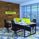 Tetra - 4 Seater Workstation | OSV1-017