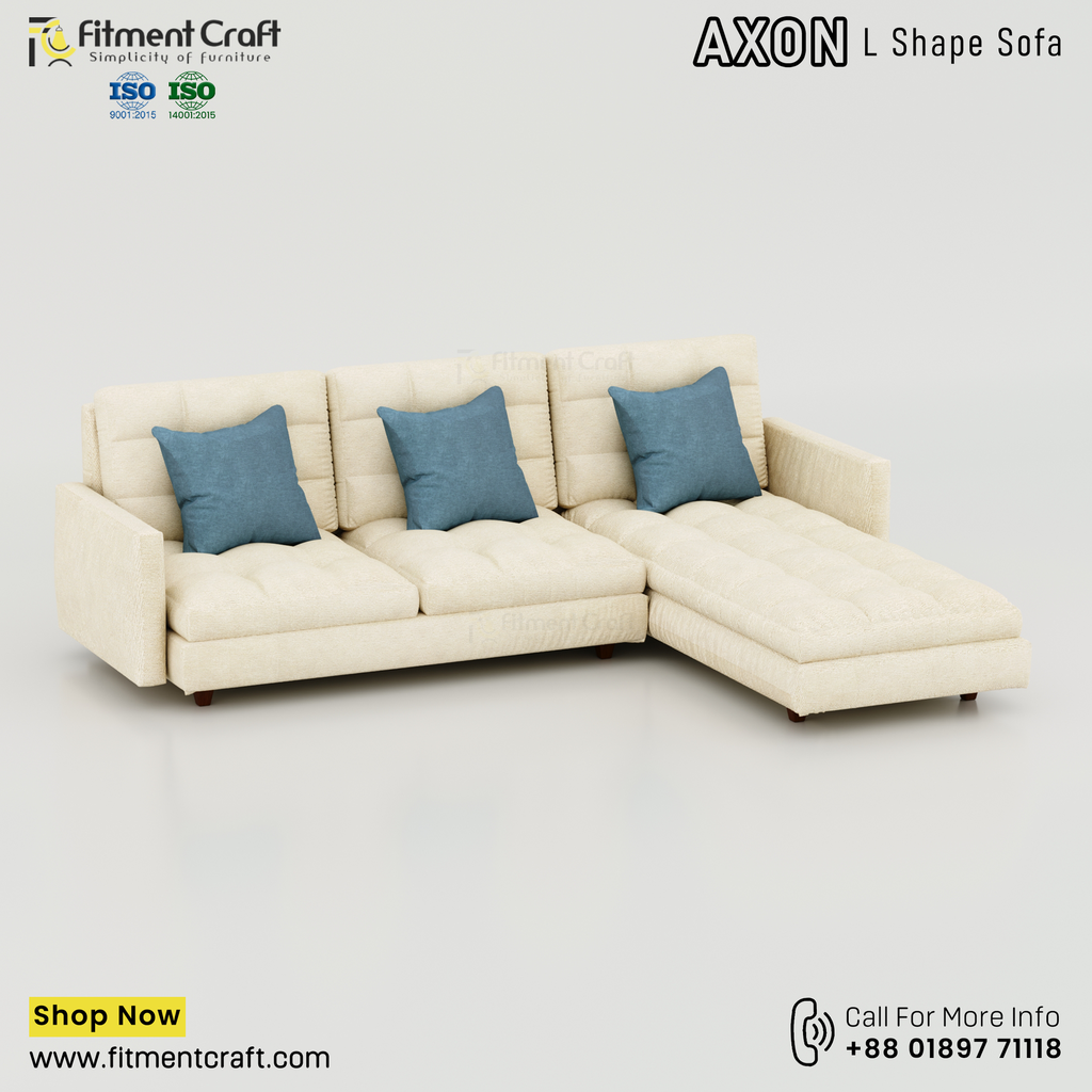 Axon L-shaped sofa । HSV2-034