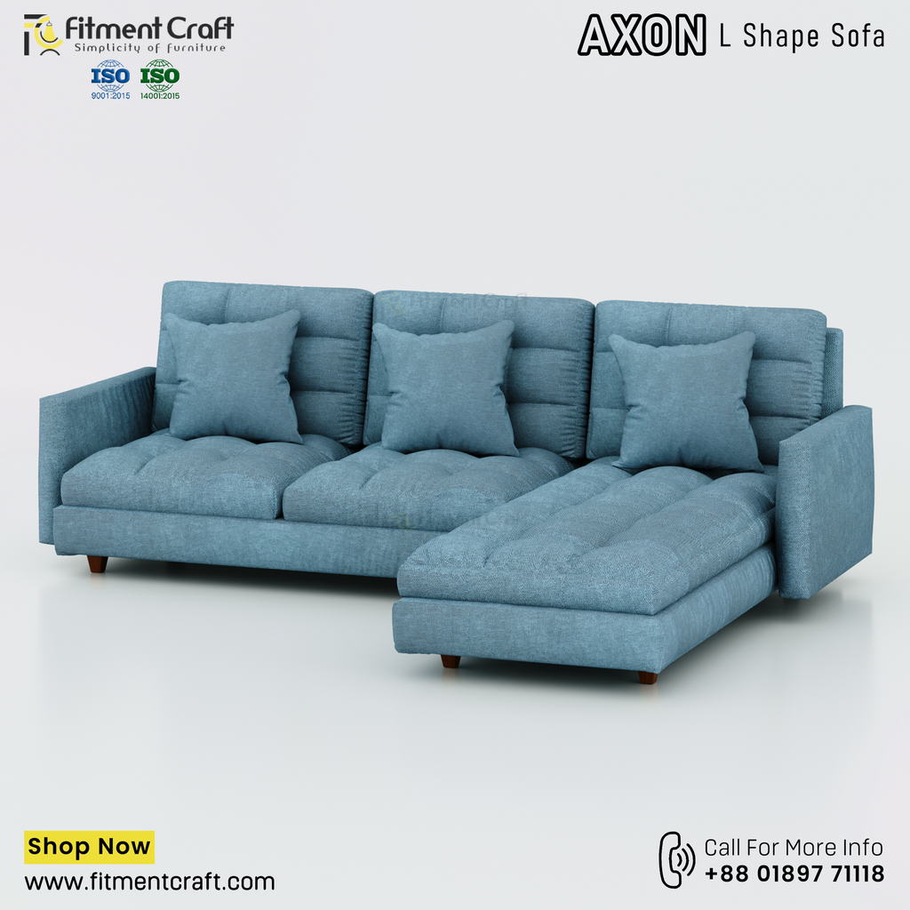 Axon L-shaped sofa । HSV2-034