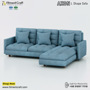 Axon L-shaped sofa । HSV2-034