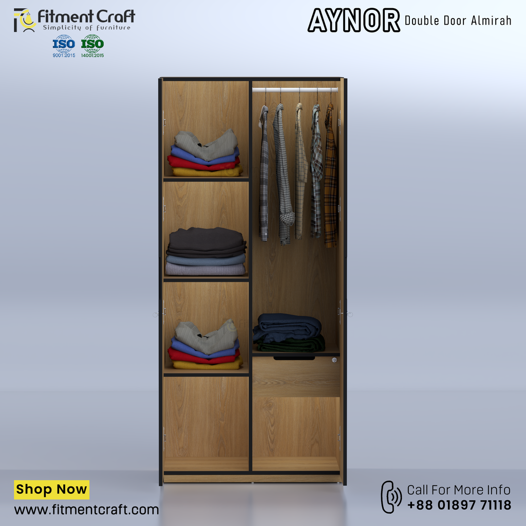 Aynor-Double Door Almirah। BAV3-002