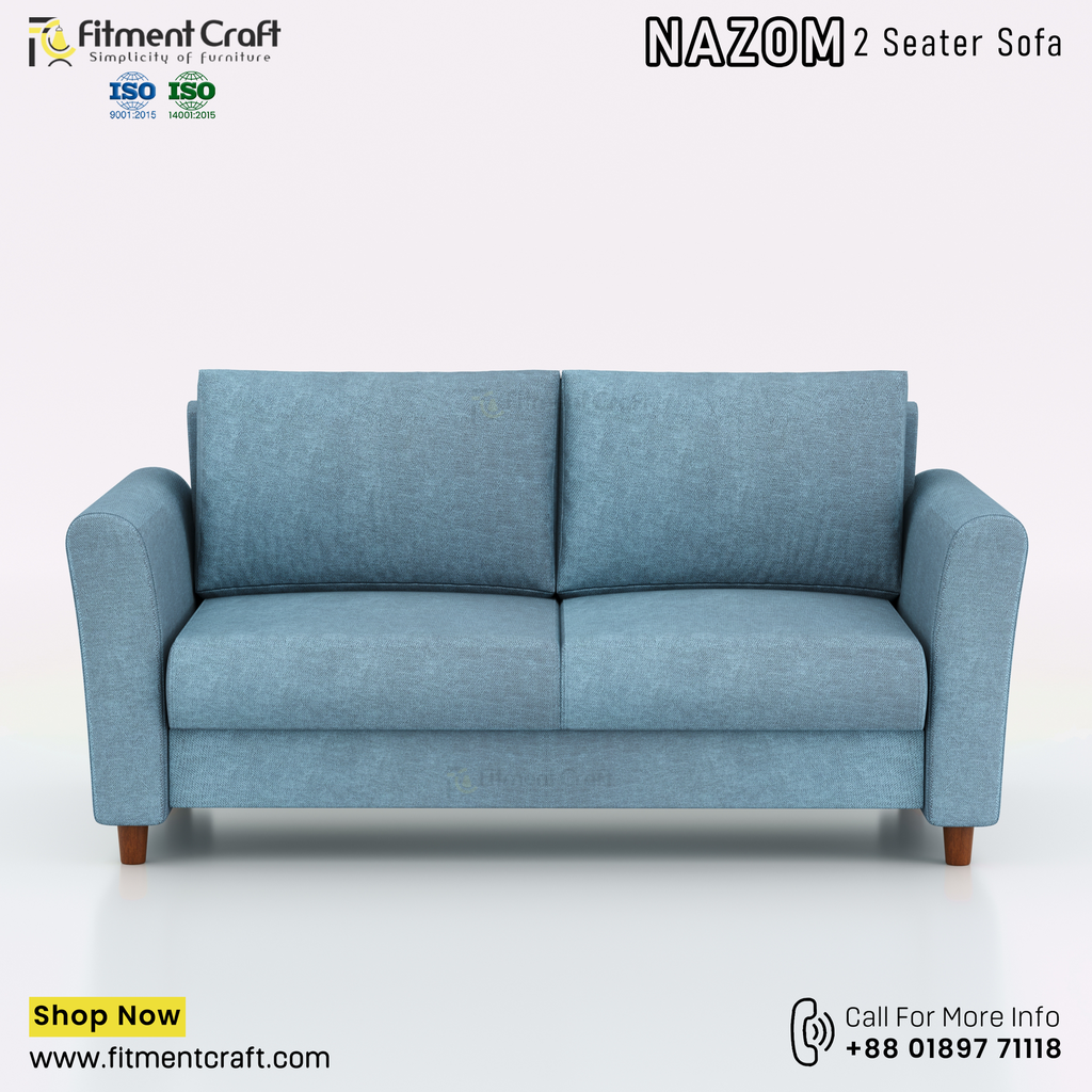Fuzzy 2 Seater Sofa - HSV2-002