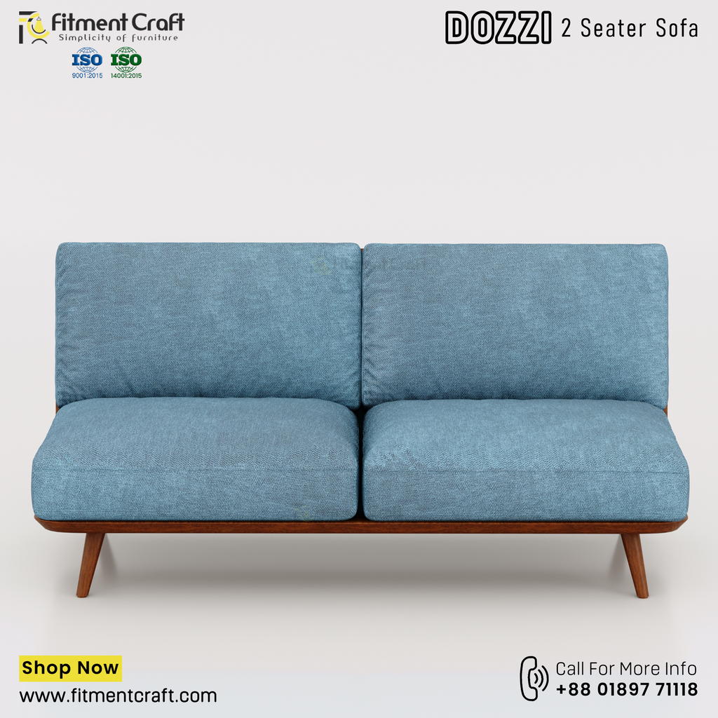 Fuzzy 2 Seater Sofa - HSV2-002