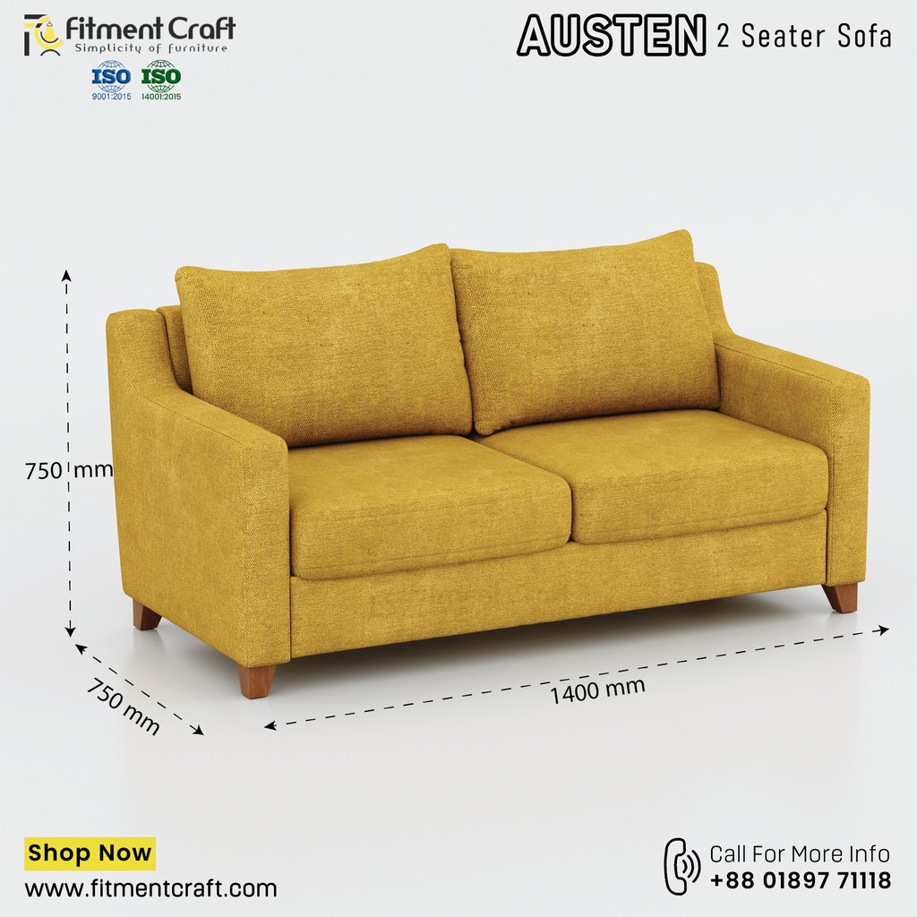 Austen 2 Seater-sofa। HSV2-047