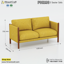 Formo 2 Seater-sofa । HSV2-053