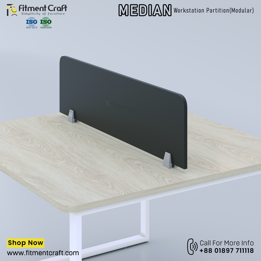 Median-Workstation Partition (Modular) । WSMP-BRB-001