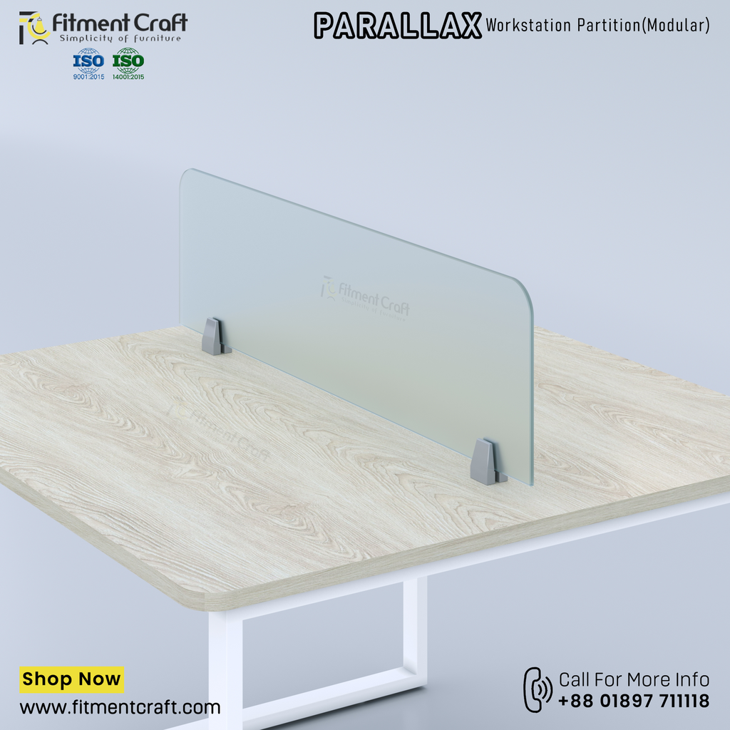 Parallax-Workstation Modular Partition (1100X300X8mm) । WSMP-BRG-001