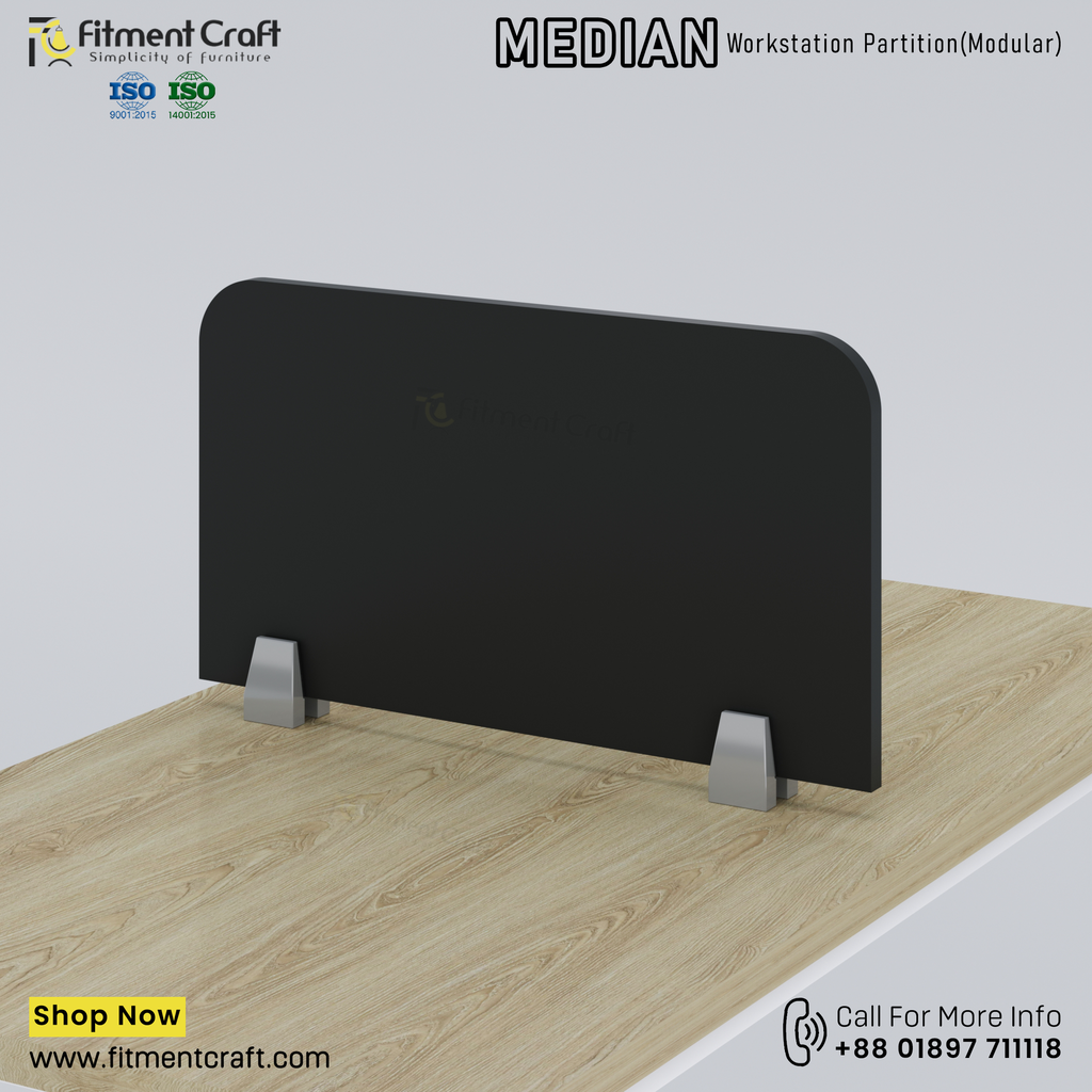 Median-Workstation Modular Partition (500X300X8mm) । WSMP-BRB-002