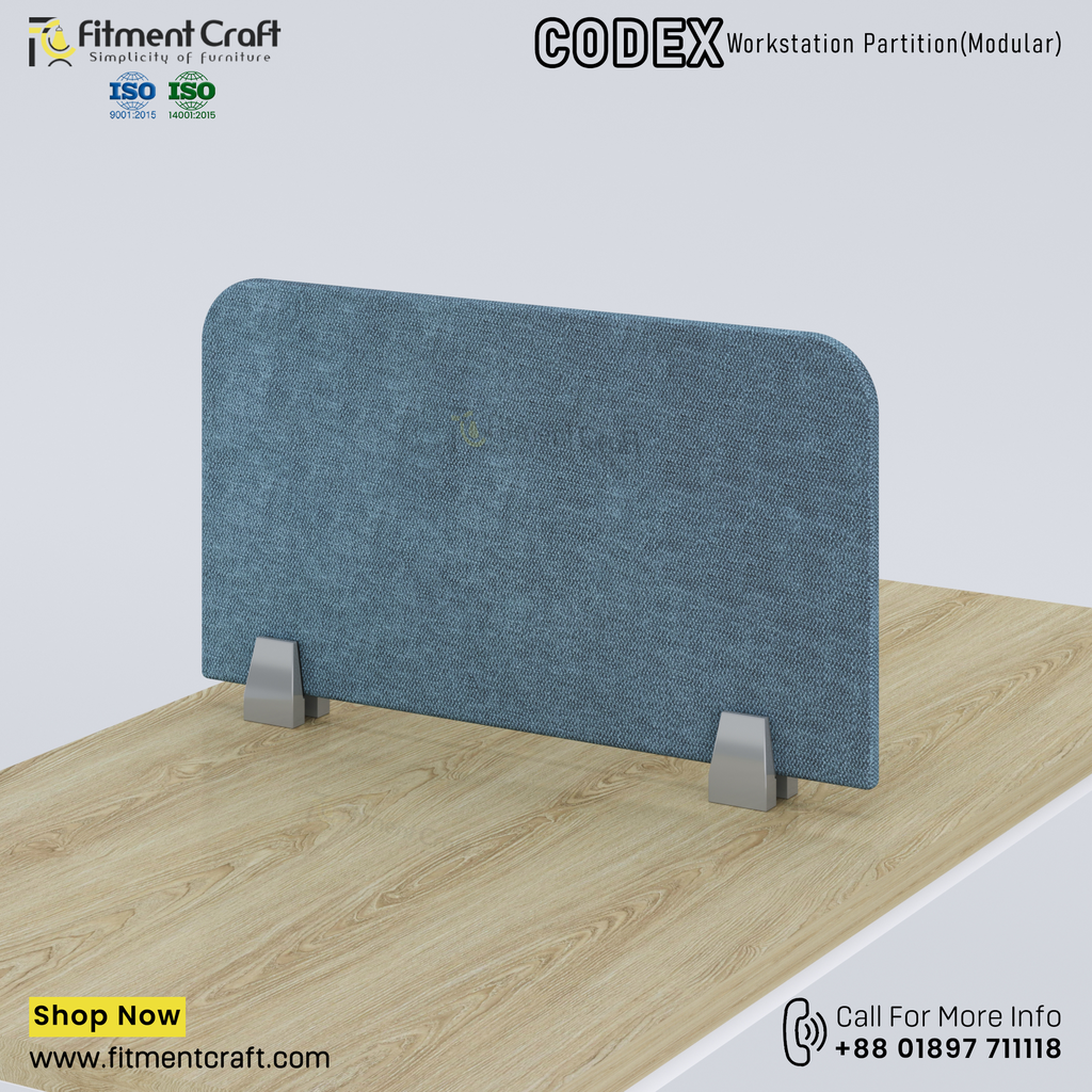 Codex-Workstation Modular Partition (500X300X18mm) । WSMP-BRF-002