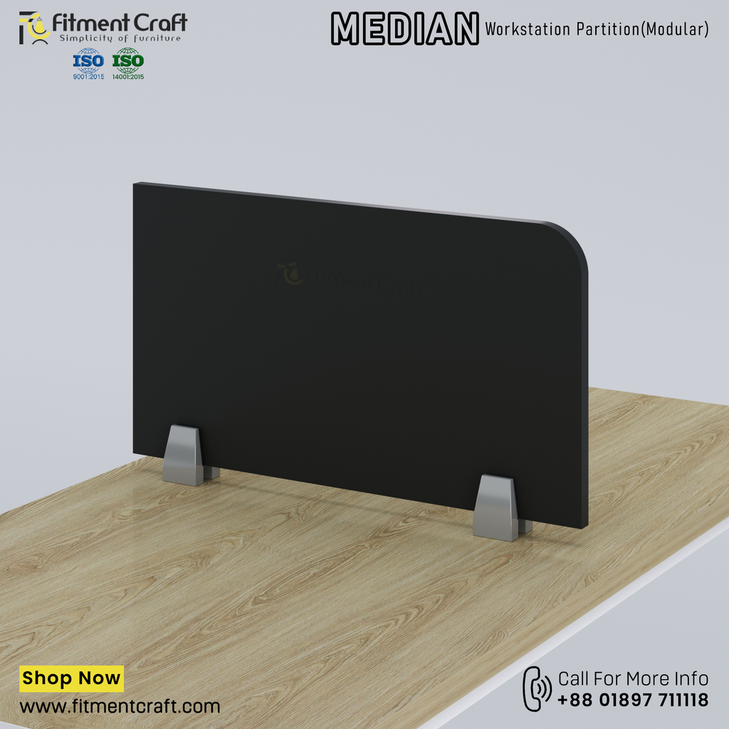 Median-Workstation Modular Partition (550X300X16mm) । WSMP-ORB-002