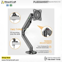 FlexiMount – Adjustable Monitor Arm । AJMA-001