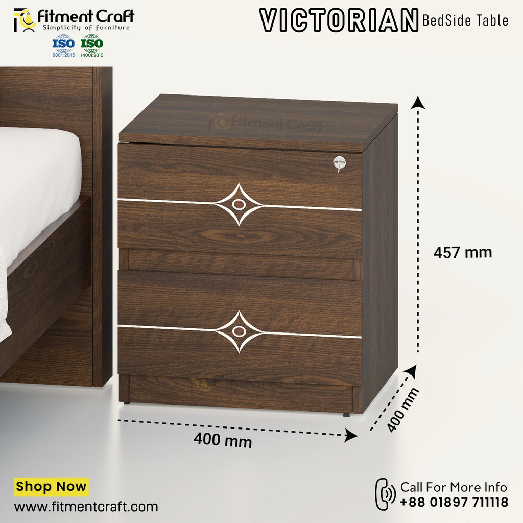Victorian-BedSide Table । BST1-003
