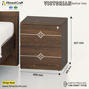 Victorian-BedSide Table । BST1-003