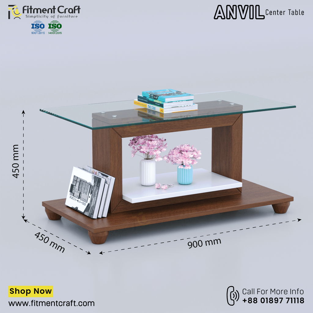 Anvil-Center Table(WOOD) । CTWMSG- 001