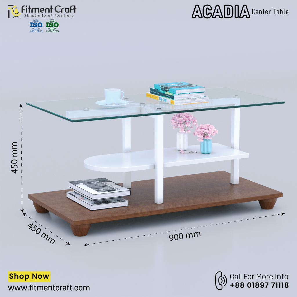 Acadia-Center Table(WOOD) । CTWMSG- 001