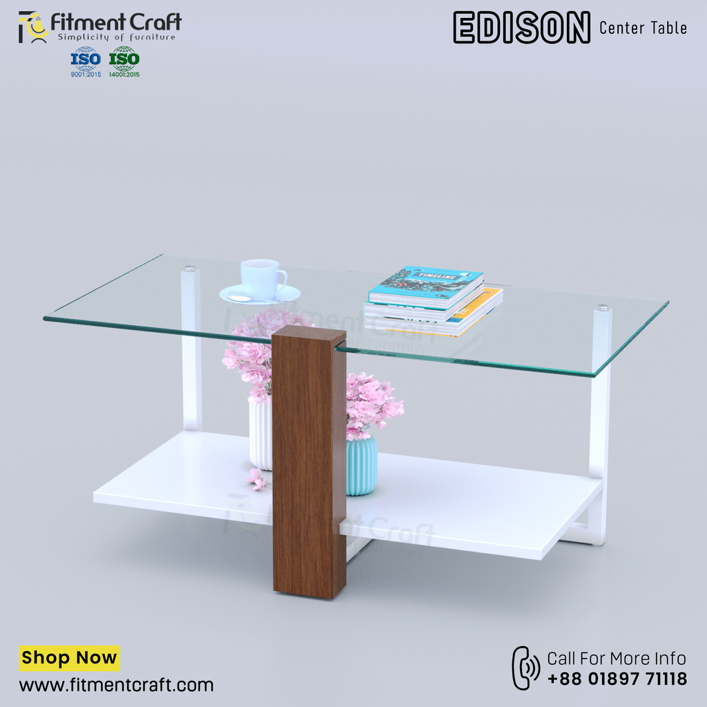 Edison-Center Table(WOOD) । CTWMSG- 002