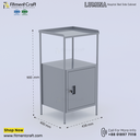 Lumina-Hospital Bed Side Cabinet । HPBCMS-001