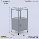 Trove-Hospital Bed Side Cabinet । HPBCMS-002