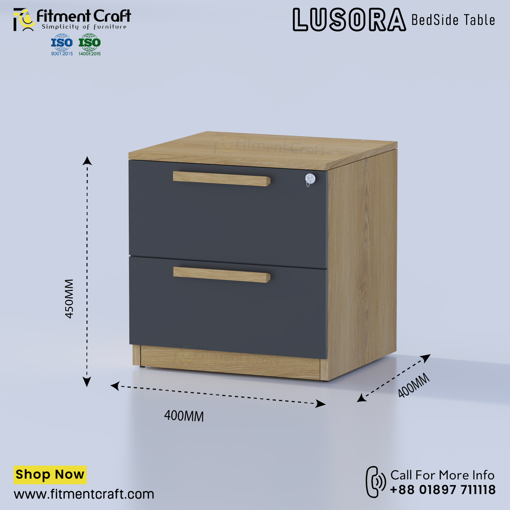 Lusora-BedSide Table । BST1-007