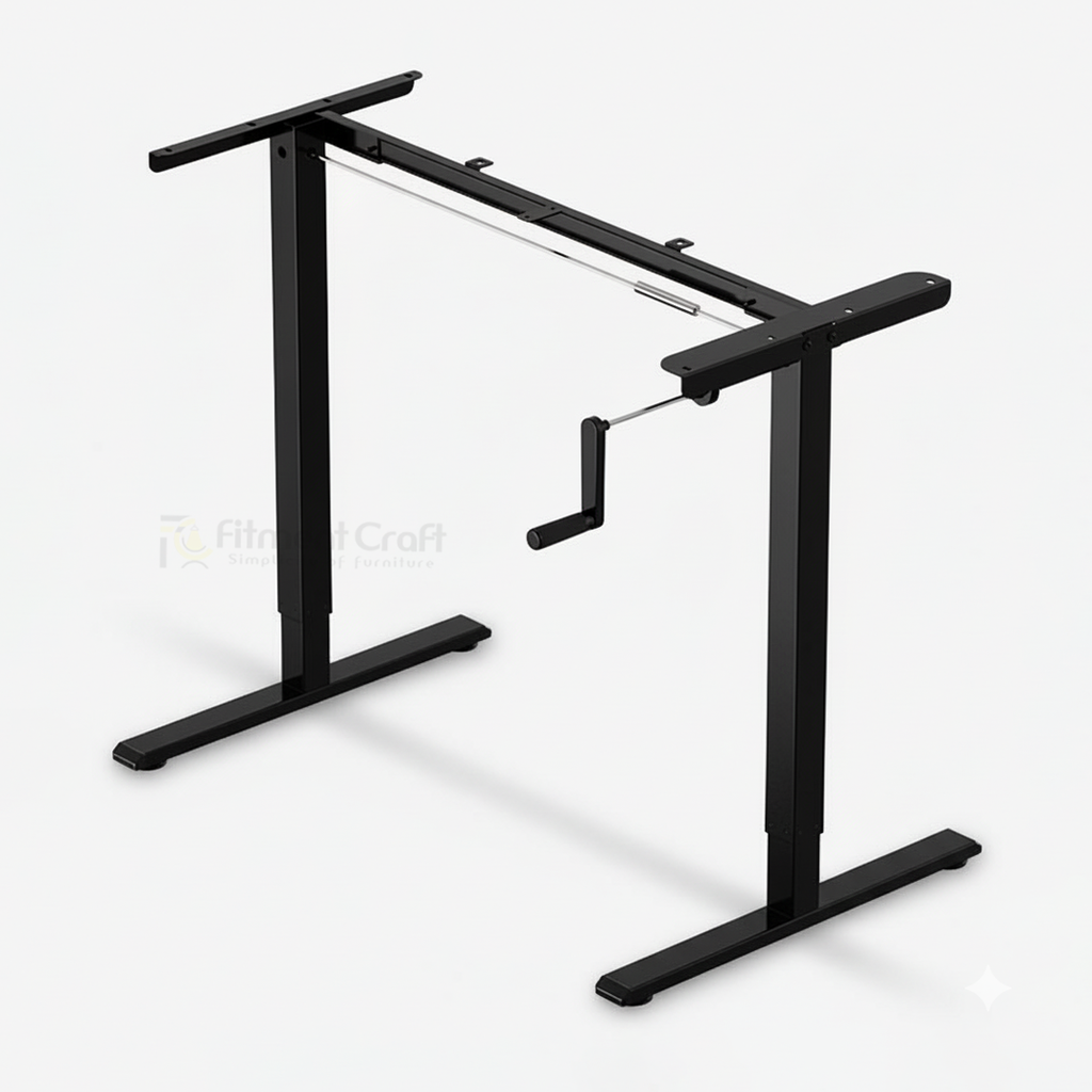 Bluffy-Manual Height Adjustable Standing Desk Frame