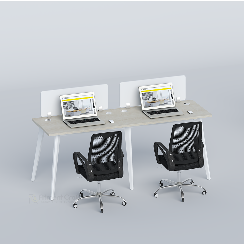 Zenora Side by Side Two Seater Workstation