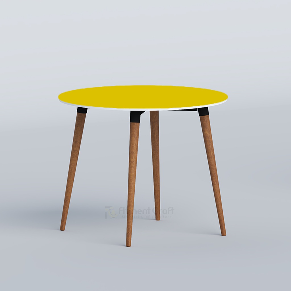 Tulipdine Round 2-Seater Dining Table-TDTMSB-004