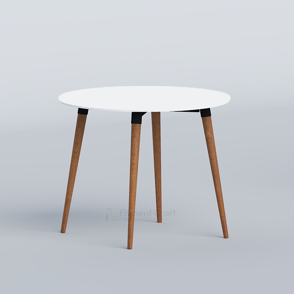 Tulipdine Round 2-Seater Dining Table-TDTMSB-004