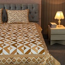 Leafscape Printed Bed Sheet – Blue । PBS - 0075