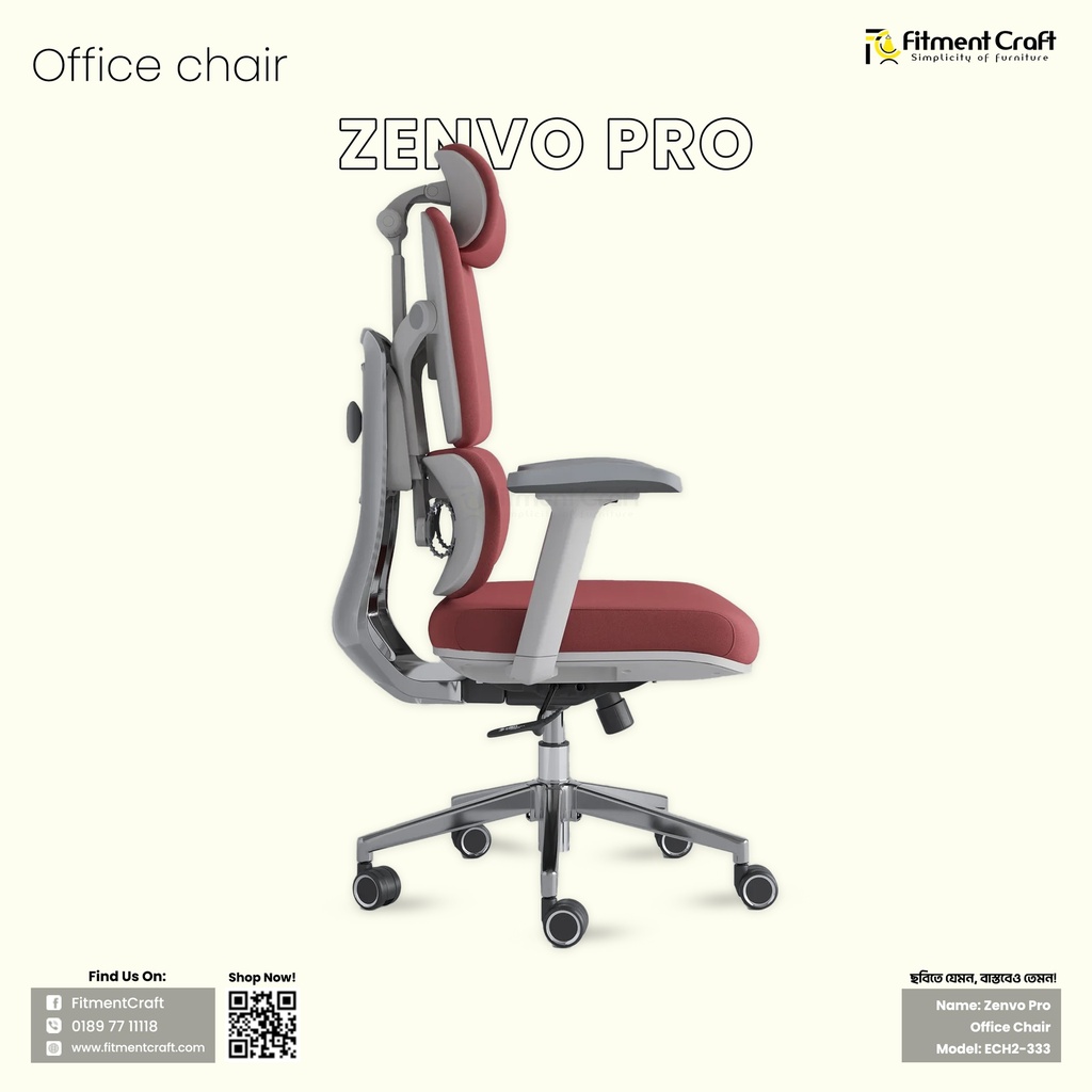 Zenvo Pro - Office Chair । ECH2-333