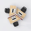 Movex Circular Three Seater Workstation