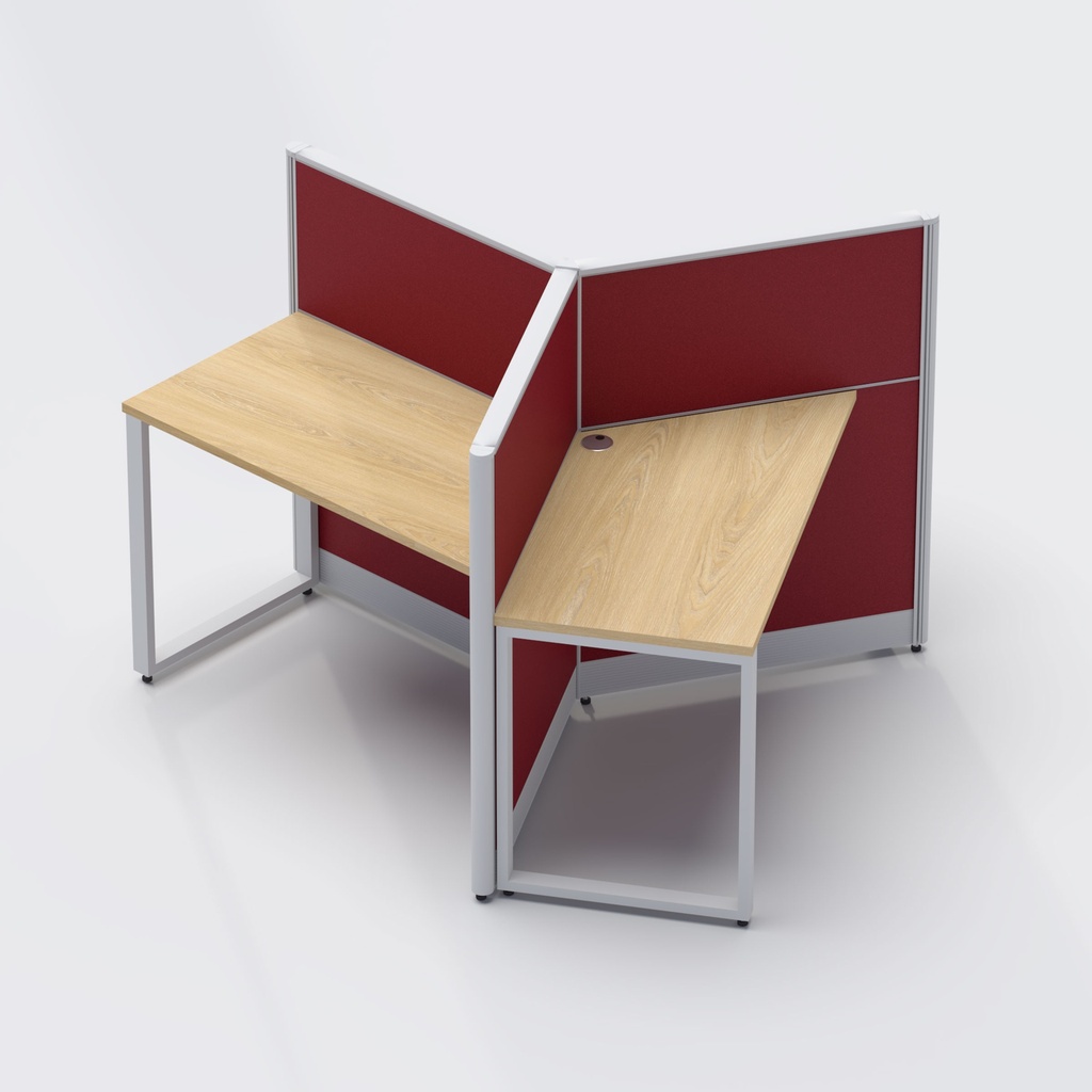 Movex Circular Three Seater Workstation