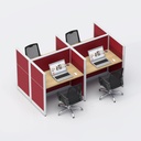 Movex Face to face Four seater Workstation