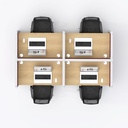 Movex Face to face Four seater Workstation