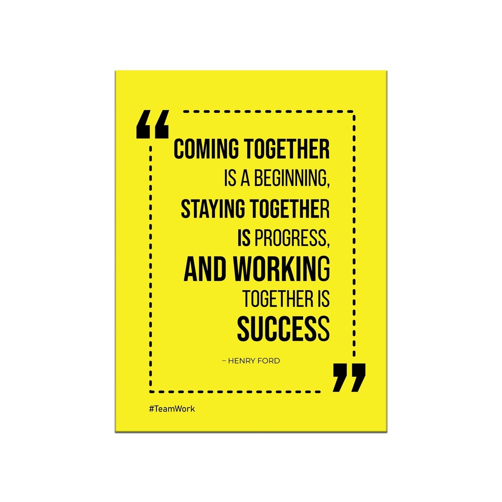 Teamwork Motivation Wall Art 