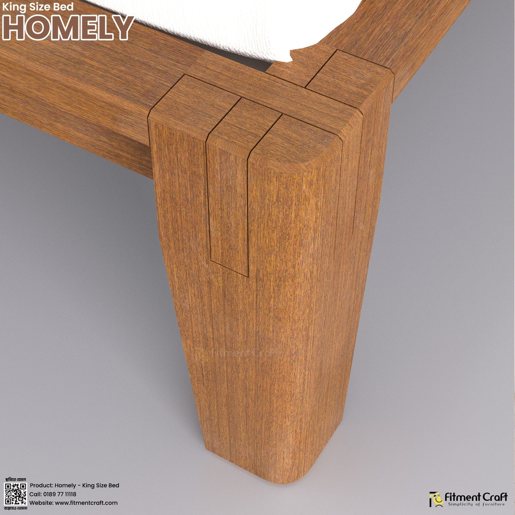 Enora Bed - Headboard Version