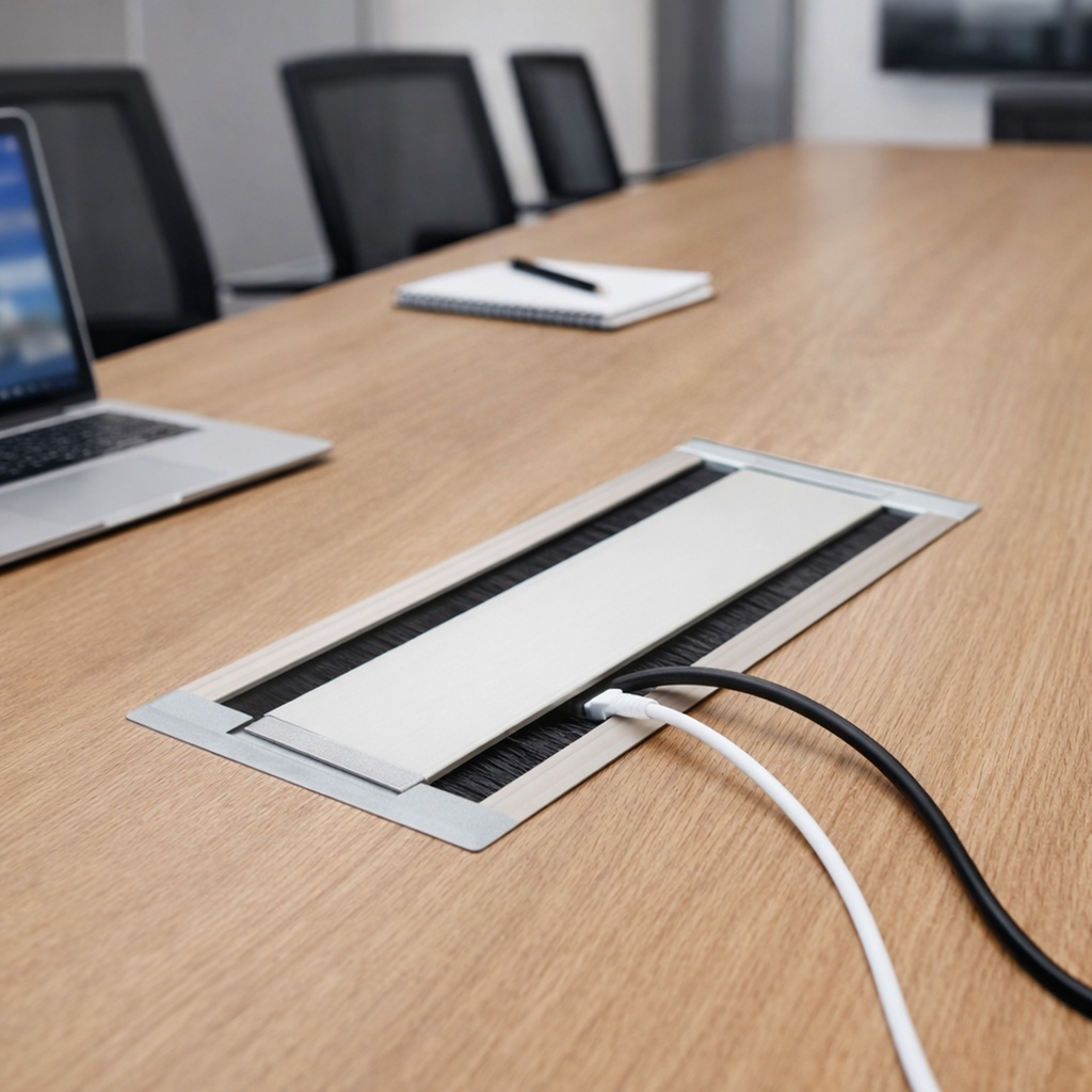 Dual Flip-Top Cable Grommet