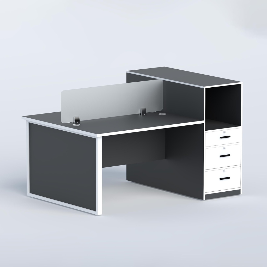Mavon  Face to Face 2 Seater Workstation  