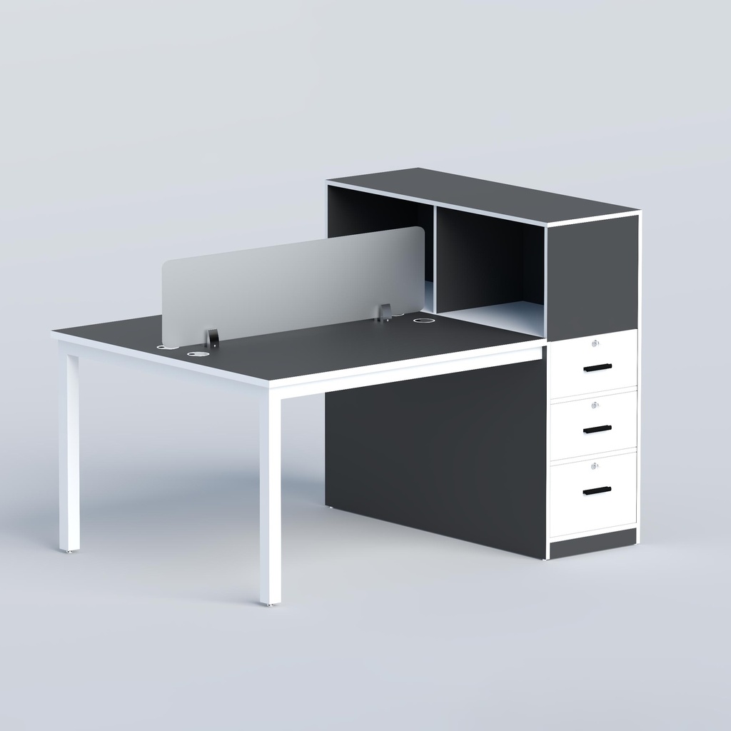Myron Face to Face Two Seater Workstation